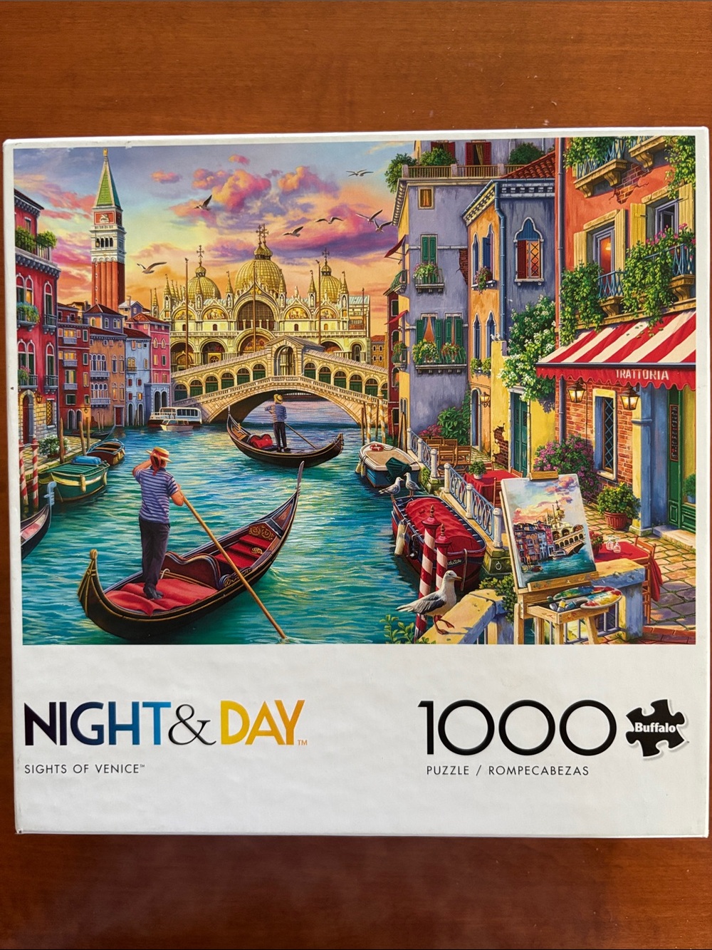 🍀3 for $25🍀 Buffalo 1000 piece Sights of Venice puzzle